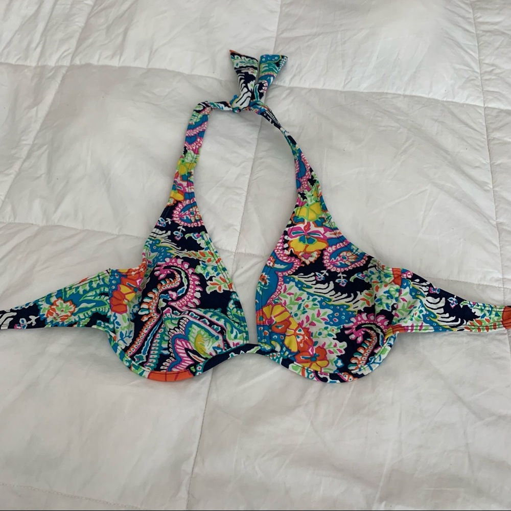 Lauren Ralph Lauren Paisley Underwire Bikini Top